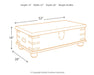Carynhurst Coffee Table with Lift Top - Plourde Furniture Co (Caribou, ME)