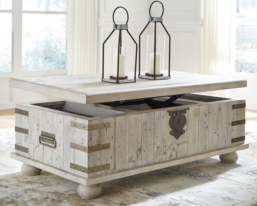 Carynhurst Coffee Table with Lift Top - Plourde Furniture Co (Caribou, ME)