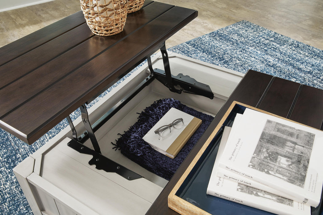 Darborn Lift-Top Coffee Table - Plourde Furniture Co (Caribou, ME)