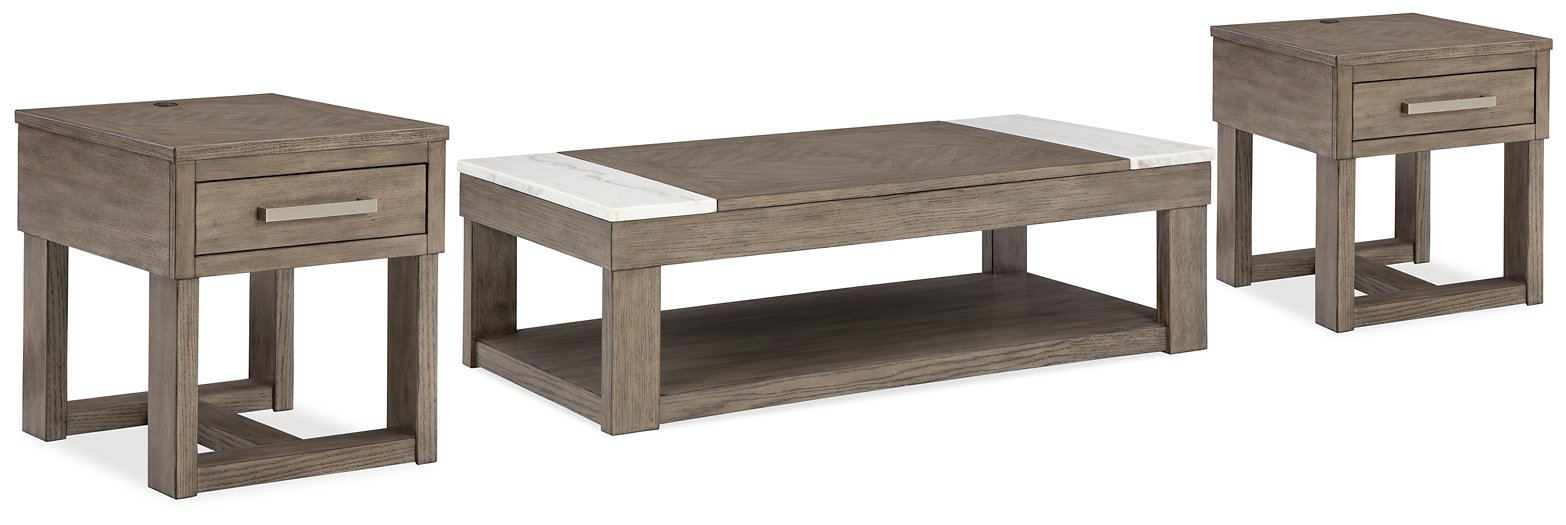 Loyaska Occasional Table Set - Plourde Furniture Co (Caribou, ME)