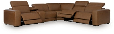 Magic Man 5-Piece Power Reclining Sectional - Plourde Furniture Co (Caribou, ME)
