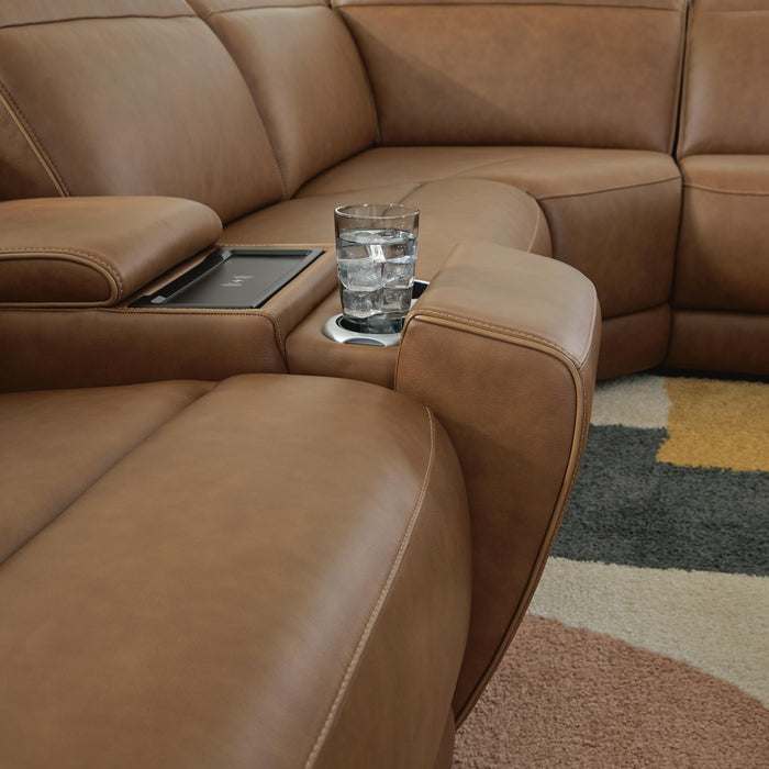 Magic Man 5-Piece Power Reclining Sectional