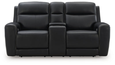 5Z-Relaxation Power Reclining Loveseat with Console - Plourde Furniture Co (Caribou, ME)
