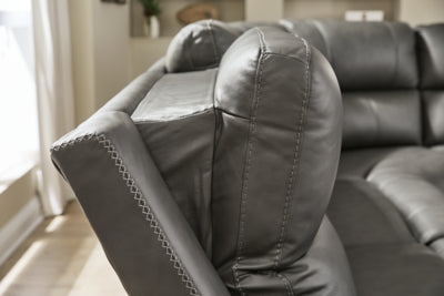 Bleckley Power Reclining Sectional - Plourde Furniture Co (Caribou, ME)