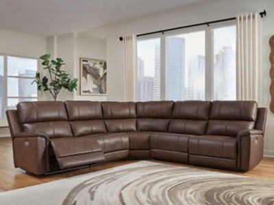 Bleckley Power Reclining Sectional - Plourde Furniture Co (Caribou, ME)