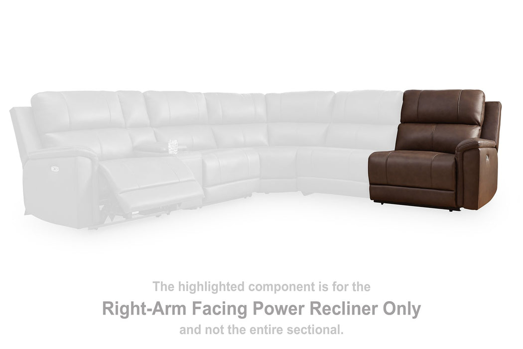 Bleckley Power Reclining Sectional - Plourde Furniture Co (Caribou, ME)