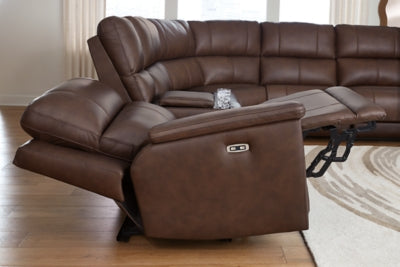 Bleckley Power Reclining Sectional - Plourde Furniture Co (Caribou, ME)