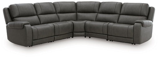 5Z - Pittson Power Reclining Sectional - Plourde Furniture Co (Caribou, ME)