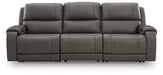 5Z - Pittson Power Sectional Reclining Sofa - Plourde Furniture Co (Caribou, ME)