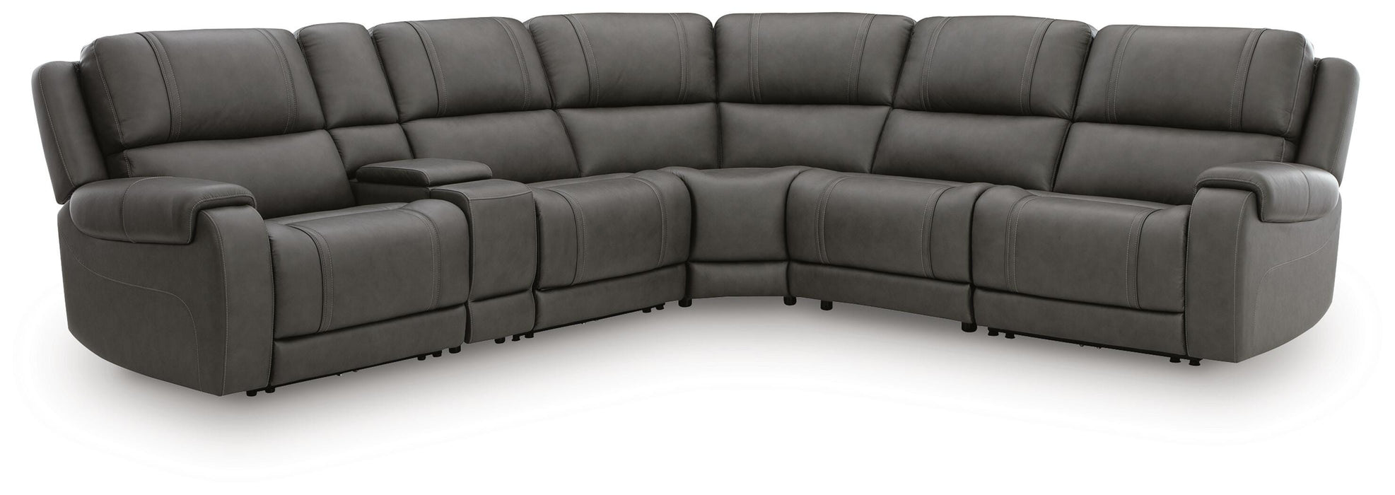 5Z - Pittson Power Reclining Sectional - Plourde Furniture Co (Caribou, ME)