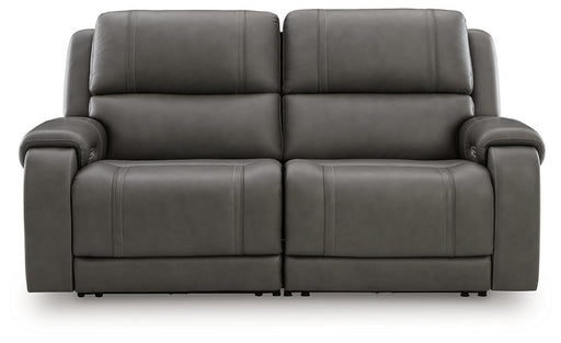 5Z - Pittson Power Reclining Sectional Loveseat - Plourde Furniture Co (Caribou, ME)