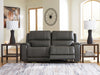5Z - Pittson Power Reclining Sectional Loveseat - Plourde Furniture Co (Caribou, ME)