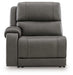 5Z - Pittson Power Reclining Sectional Loveseat with Console - Plourde Furniture Co (Caribou, ME)