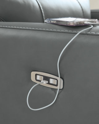 Pennacle Pier Power Recliner - Plourde Furniture Co (Caribou, ME)