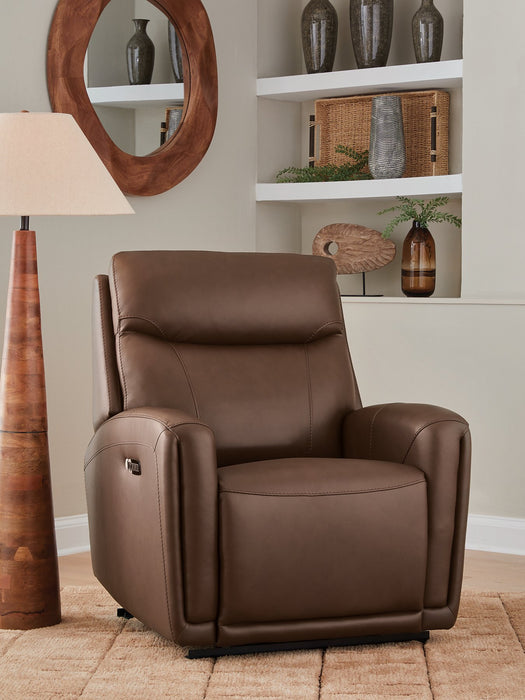 Pincara Power AutoGlide Recliner - Plourde Furniture Co (Caribou, ME)