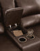 Alessandro Power Reclining Loveseat with Console - Plourde Furniture Co (Caribou, ME)