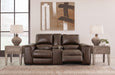 Alessandro Power Reclining Loveseat with Console - Plourde Furniture Co (Caribou, ME)