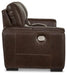 Alessandro Power Reclining Loveseat with Console - Plourde Furniture Co (Caribou, ME)