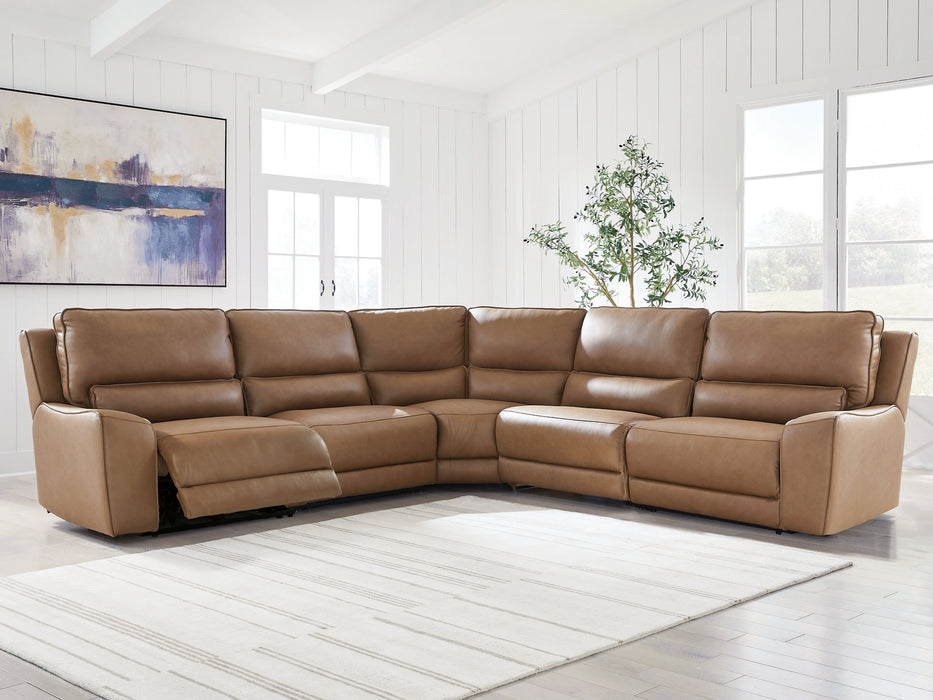DeepWakes Power Reclining Sectional - Plourde Furniture Co (Caribou, ME)
