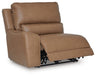 DeepWakes Reclining Sectional with Storage Console - Plourde Furniture Co (Caribou, ME)