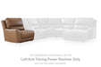 DeepWakes Reclining Sectional with Storage Console - Plourde Furniture Co (Caribou, ME)