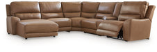 DeepWakes Power Reclining Sectional with Chaise - Plourde Furniture Co (Caribou, ME)