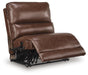 DeepWakes Reclining Sectional with Storage Console - Plourde Furniture Co (Caribou, ME)