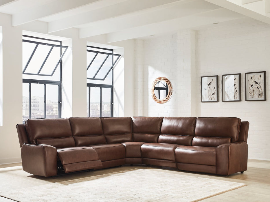DeepWakes Power Reclining Sectional - Plourde Furniture Co (Caribou, ME)