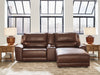 DeepWakes Power Reclining Sectional with Chaise - Plourde Furniture Co (Caribou, ME)
