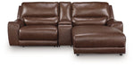 DeepWakes Power Reclining Sectional with Chaise - Plourde Furniture Co (Caribou, ME)
