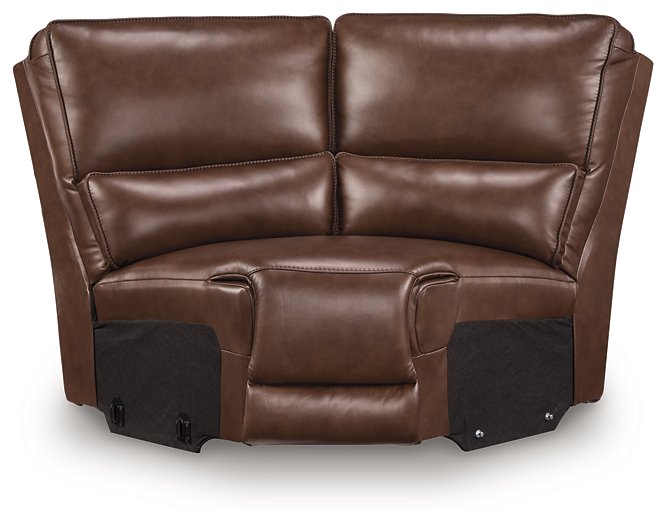 DeepWakes Power Reclining Sectional with Chaise - Plourde Furniture Co (Caribou, ME)