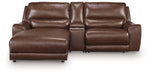 DeepWakes Power Reclining Sectional with Chaise - Plourde Furniture Co (Caribou, ME)
