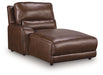 DeepWakes Power Reclining Sectional with Chaise - Plourde Furniture Co (Caribou, ME)