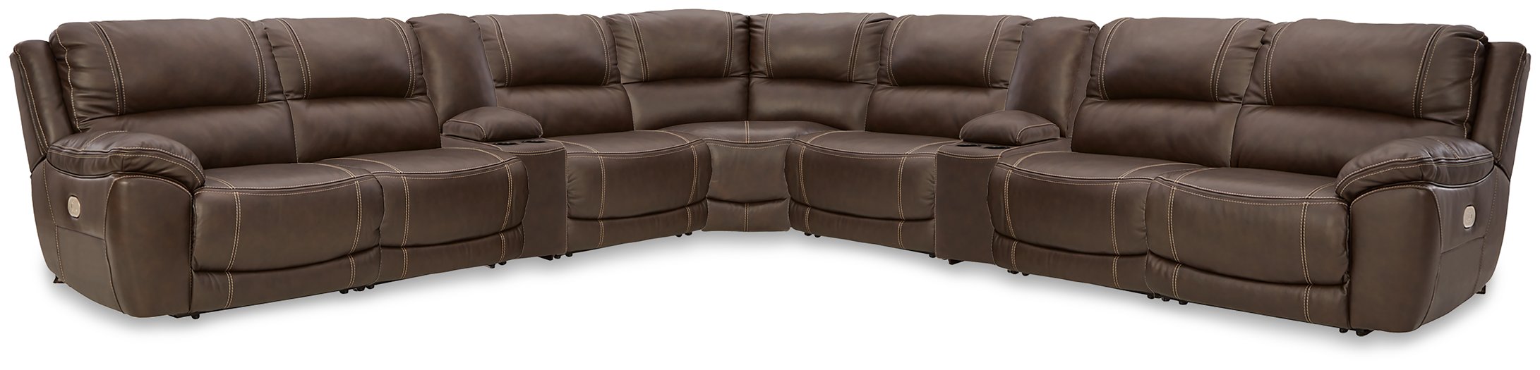 Dunleith Power Reclining Sectional - Plourde Furniture Co (Caribou, ME)