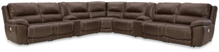 Dunleith Power Reclining Sectional - Plourde Furniture Co (Caribou, ME)
