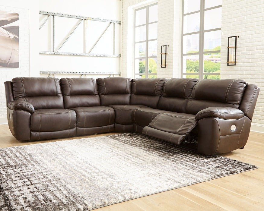 Dunleith Power Reclining Sectional - Plourde Furniture Co (Caribou, ME)