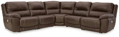 Dunleith Power Reclining Sectional - Plourde Furniture Co (Caribou, ME)