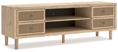 Cielden 72" TV Stand with Electric Fireplace - Plourde Furniture Co (Caribou, ME)
