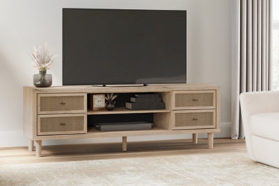 Cielden 72" TV Stand with Electric Fireplace - Plourde Furniture Co (Caribou, ME)