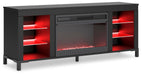 Cayberry 60" TV Stand with Electric Fireplace - Plourde Furniture Co (Caribou, ME)
