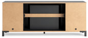 Cayberry 60" TV Stand with Electric Fireplace - Plourde Furniture Co (Caribou, ME)