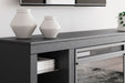 Cayberry 60" TV Stand with Electric Fireplace - Plourde Furniture Co (Caribou, ME)