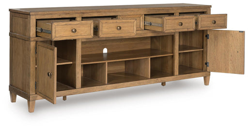 Sharlance 81" TV Stand - Plourde Furniture Co (Caribou, ME)