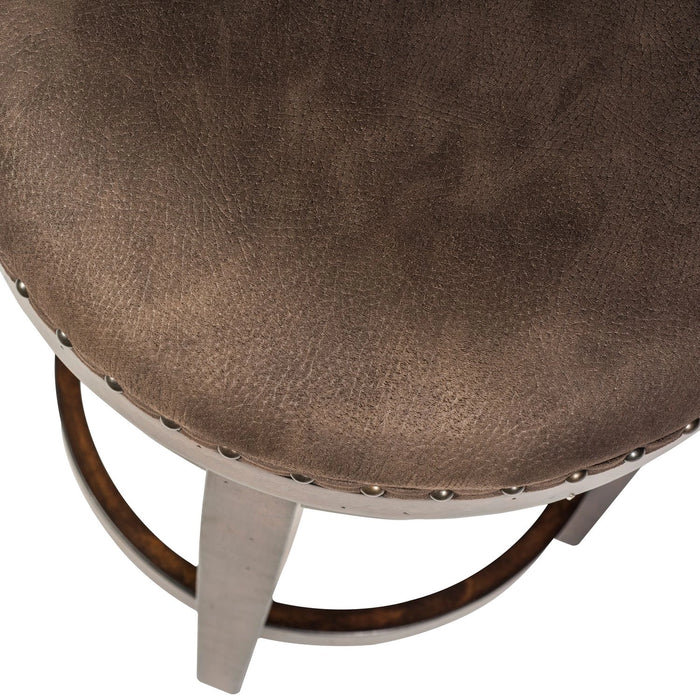 Aspen Skies Swivel Barstool in Russet Brown image