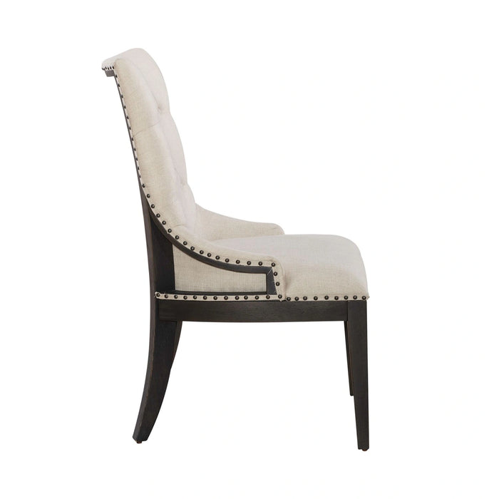 Americana Farmhouse Uph Shelter Side Chair- Black (RTA) image