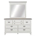 Allyson Park King California Panel Bed, Dresser & Mirror, Chest, Night Stand image
