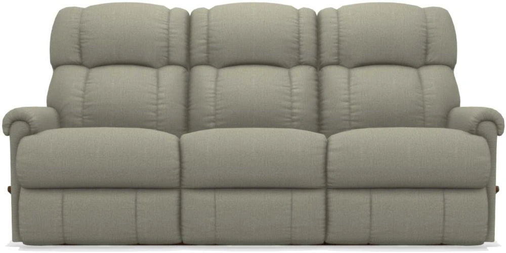 La-Z-Boy Pinnacle Reclina-Way Pewter Full Linen Reclining Sofa