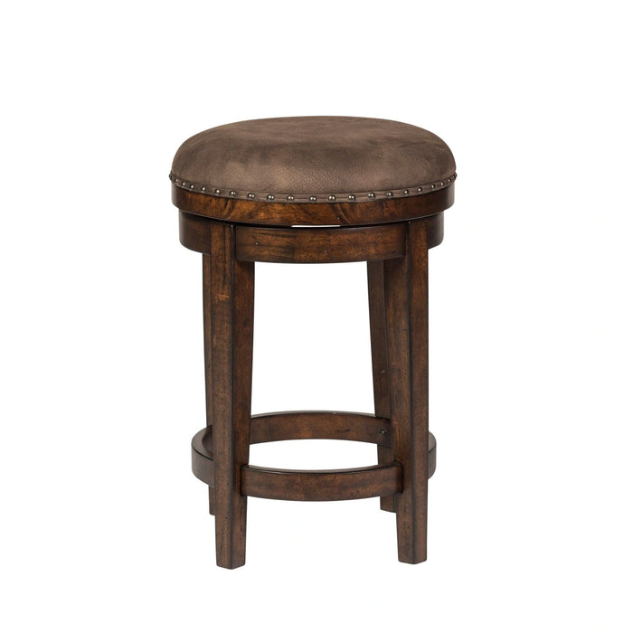 Aspen Skies Swivel Barstool in Russet Brown image