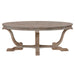 Greystone Mill Oval Cocktail Table in Stone White image
