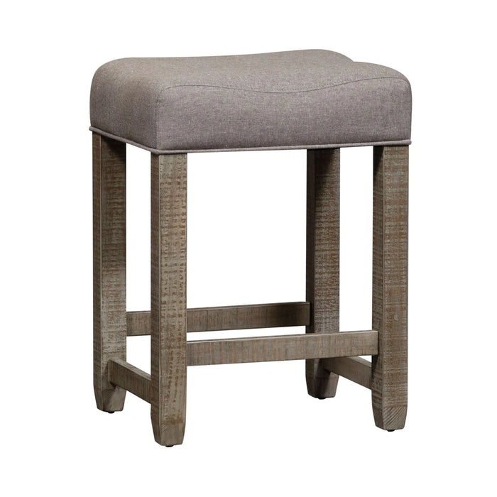 Parkland Falls Console Stool in Weathered Taupe image
